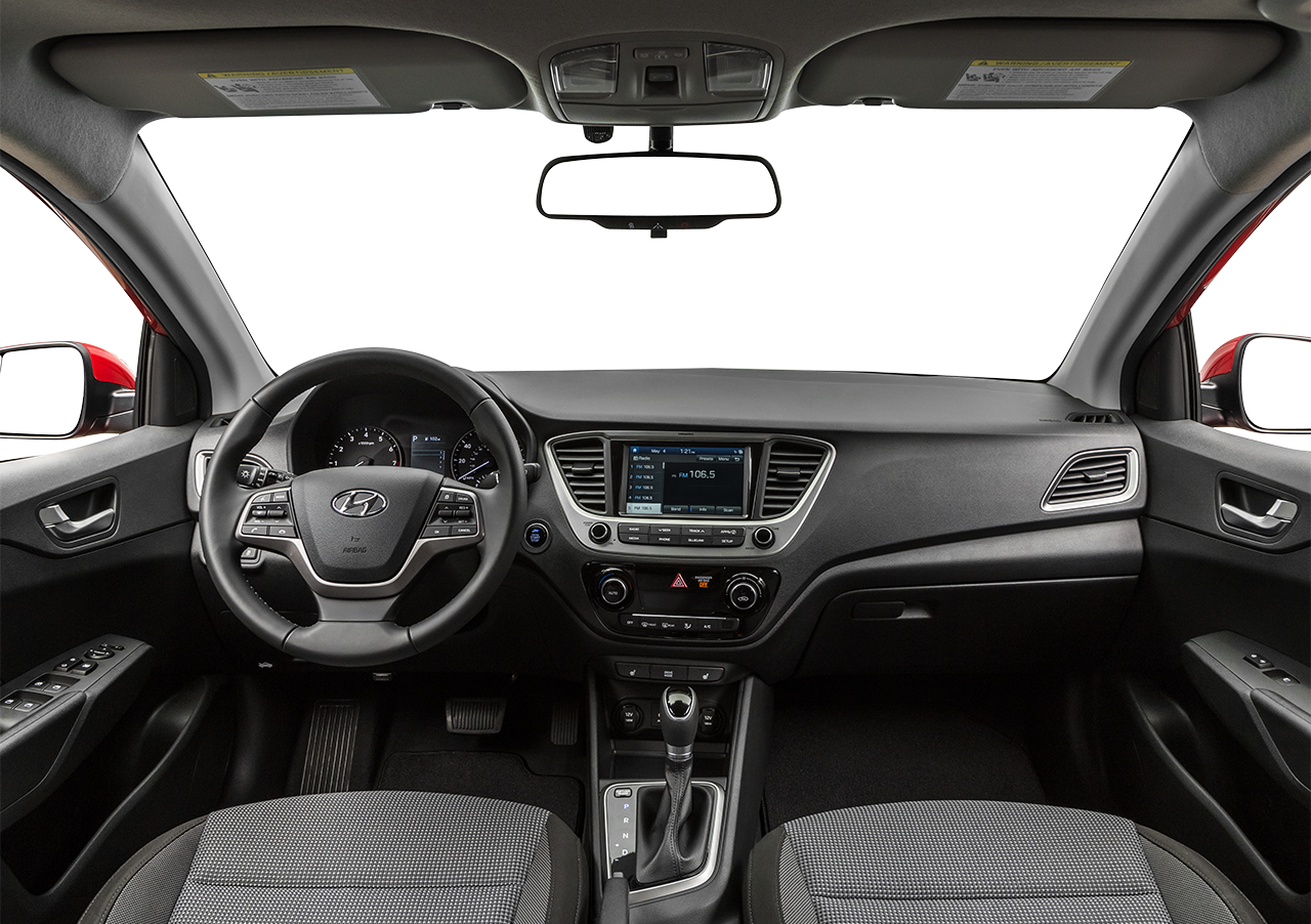 hyundai accent 2022 white interior